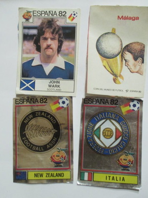 Стикери Panini Espana 82 употребявани, комплект от 4