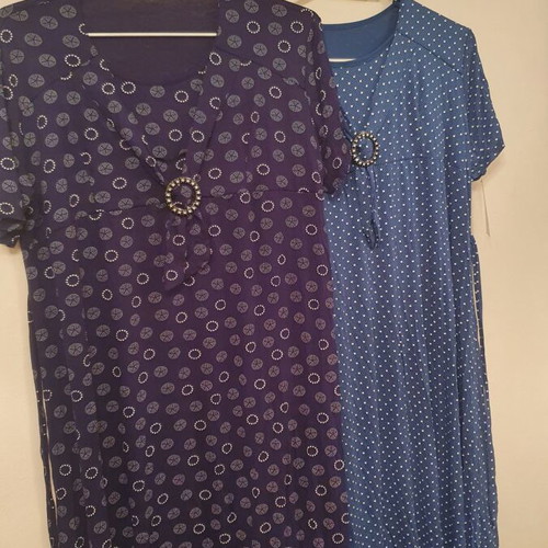 Dresses, dark blue and light blue, set