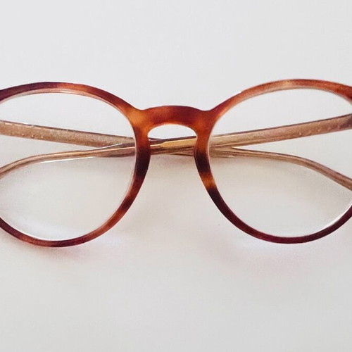 Ralph Lauren brown eyeglasses like new, acetate frame