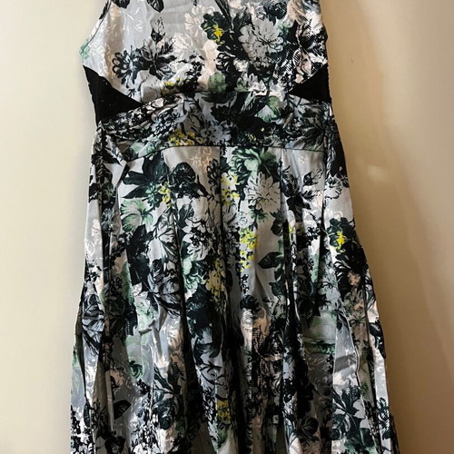 Closet London dress like new with black lace detail