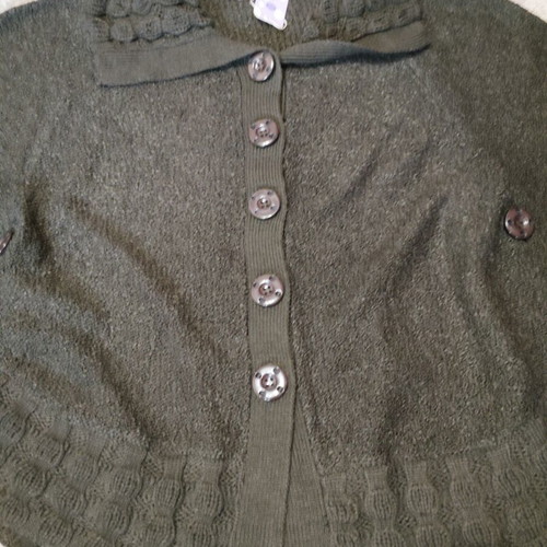 Dark brown women's poncho new