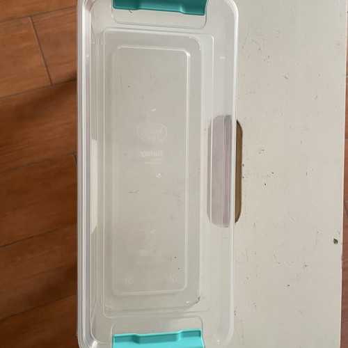Plastic storage and organization box 11.3 x 27.3 x 6.2 cm new