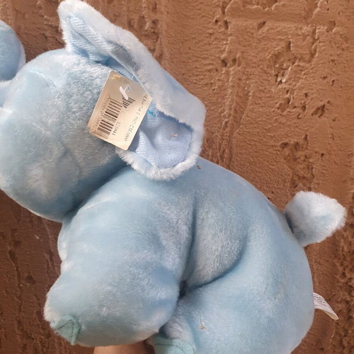 Stuffed elephant used with a stain