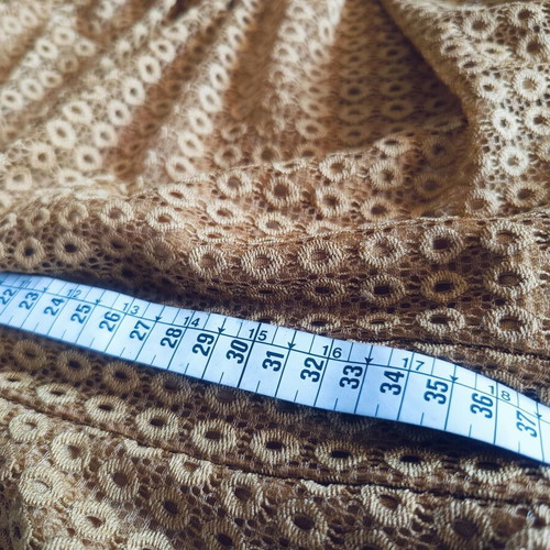 Camomilla blouse mustard lace, new, EU34