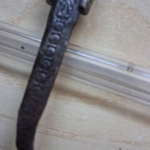 Antique button hook Victorian era with patina, used
