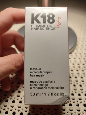 K18 Biomimetic Hairscience Leave-in Molecular Repair Hair Mask new