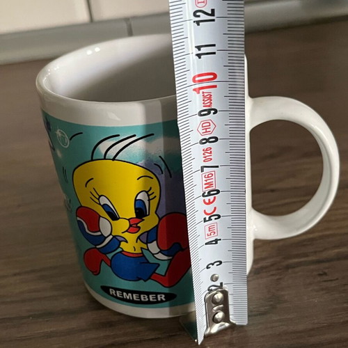 Tweety Mug used, Looney Tunes Warner Bros 1996