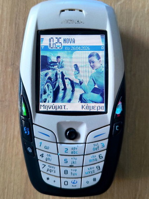 Nokia 6600 used, white, fully functional