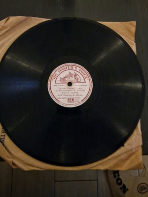 Sofia Vembo gramophone record used, laiko 78 rpm