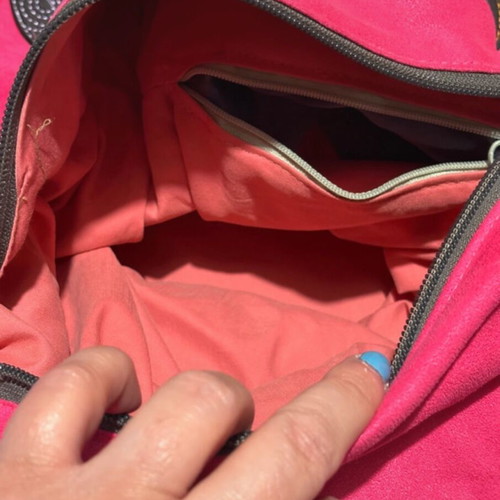 Hobo bag like new, pink shoulder style