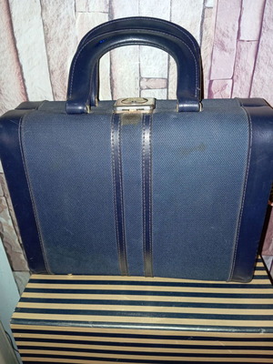 Vintage suitcase-neseser 29"x36" with handles old piece