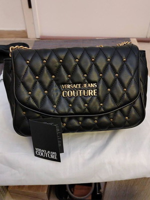 Τσάντα χιαστί Versace καινούργια, μαύρη