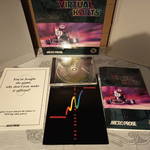 Virtual Karts PC CD-ROM game like new, big box
