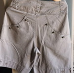 Abercrombie & Fitch high-waisted bermuda shorts like new, beige, size M