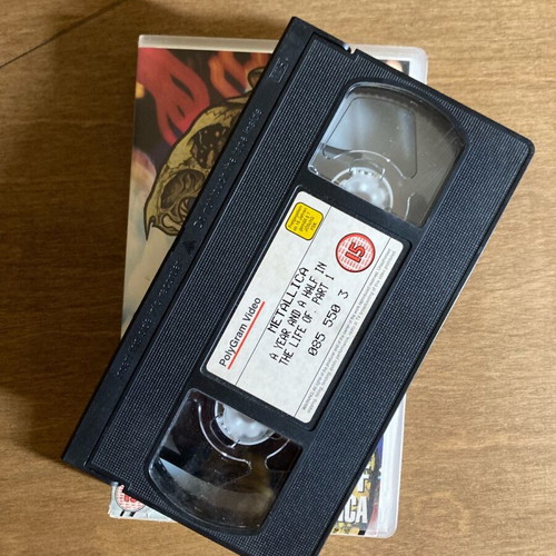 Metallica A Year And A Half in the Life of Metallica Part 01 VHS like new