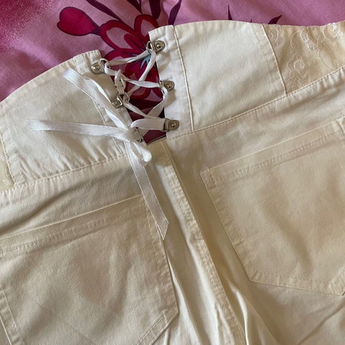 Cristina Effe Haut Couture women's pants new, cotton and elastane