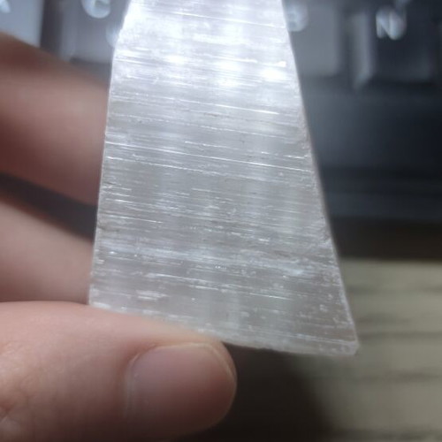Selenite new, beautiful specimen for collection or decoration