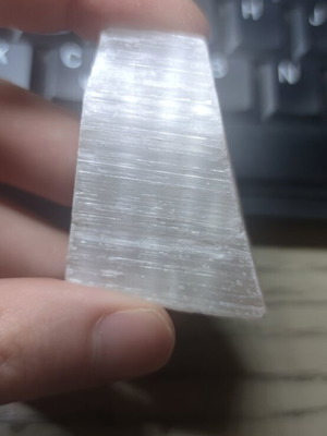 Selenite new, beautiful specimen for collection or decoration