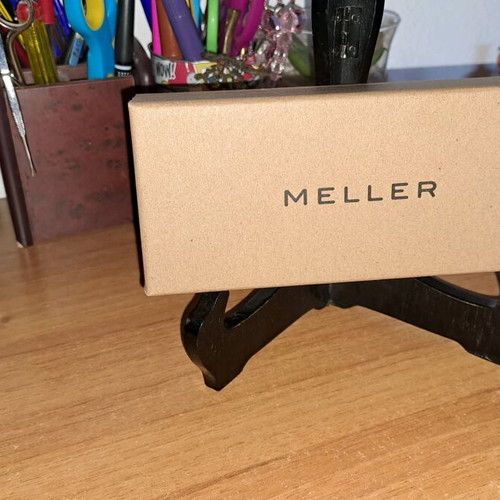 Empty box used with glasses case and cleaning cloth