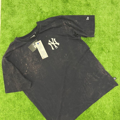 New Era men's t-shirt new, 100% cotton, size 2XL, black and gray