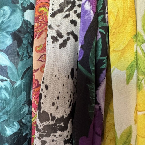 Vassia Kostara shirt one size like new, multicolor purple