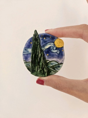 Μαγνήτης Starry Night χειροποίητος σαν καινούργιο