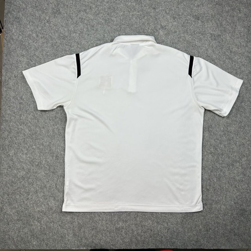 Nike Golf Dri-FIT Polo XL used, white, varsity R embroidery