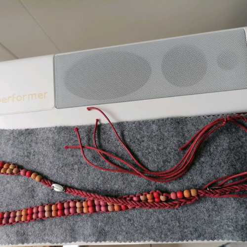O Neil belt with beads used, orange shades