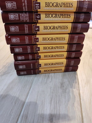 Encyclopedia Biographies Of The Greatest Of All Time Volumes 2-3-5-6-7-8-9-10 like new