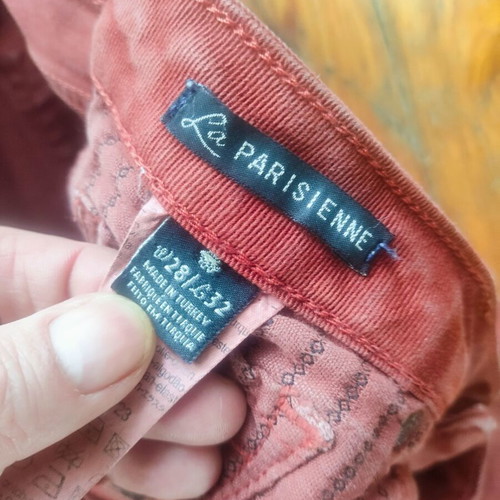 Maison Scotch women's jeans like new, rust red, sizes S/M