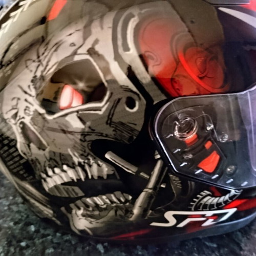 SPD 506 Terminator Full-Face Helmet new with internal visor