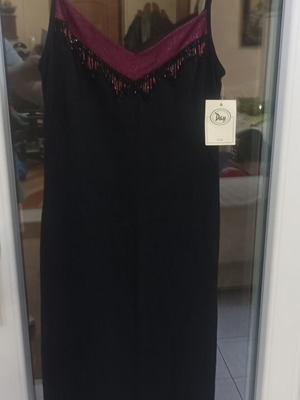 Women's Italian Evening Dress new, black, size L