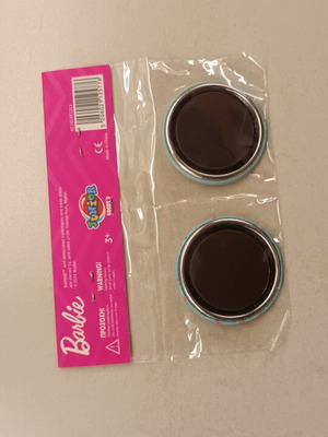 Barbie magnetic buttons new