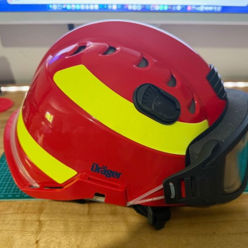 Drager HPS 3500 Safety Helmet with Protective Goggles