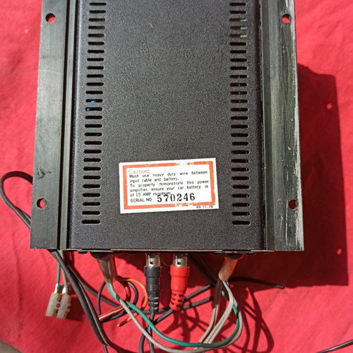 Soundcraft hifi car stereo amplifier used 75 watts x2