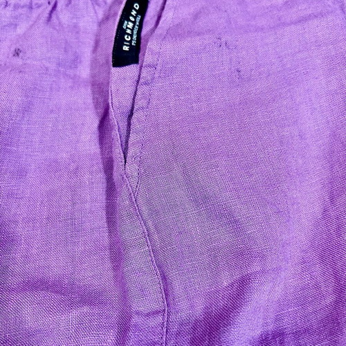 Richmond linen shorts like new, purple, size S