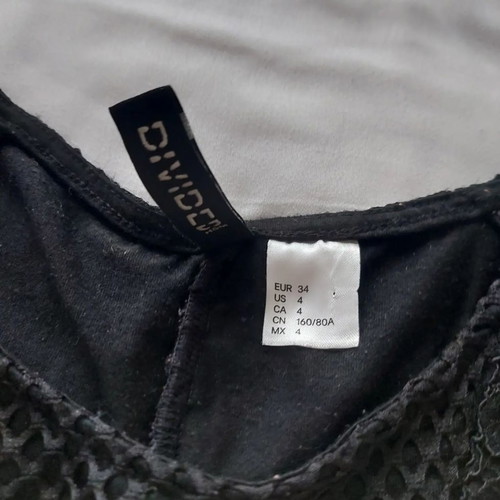 H&M dress new, black, size XS