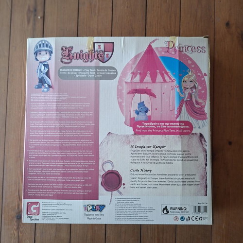 Play Tent new, indoor and outdoor use, for kids 3+