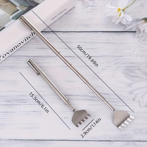 Back Scratcher made of stainless steel, new