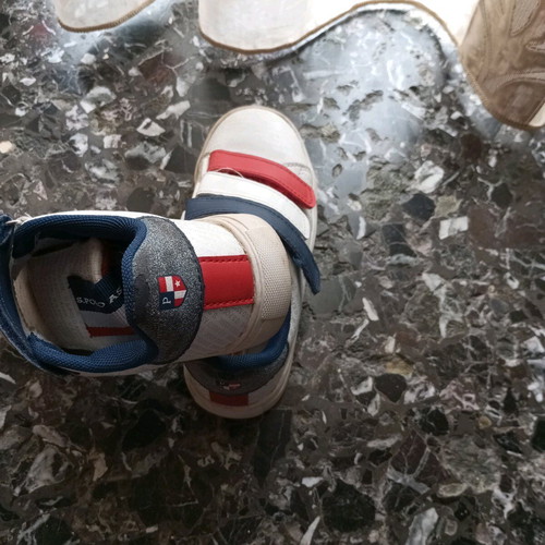 Polo shoes like new, casual, size 30, white