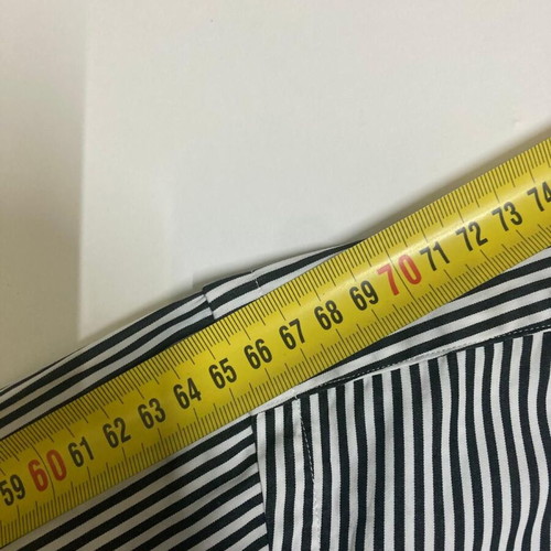 Ralph Lauren Black White Striped Dress Shirt XXL with Black Pony