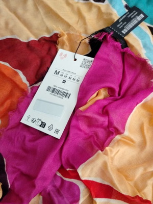 Zara colorful scarf new 1.00 x 1.95