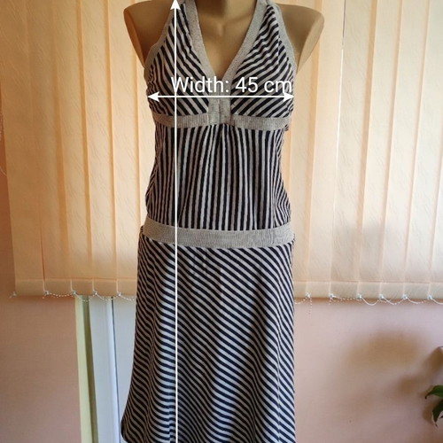 Tommy Hilfiger Denim 2-in-1 Striped Summer Dress size L like new