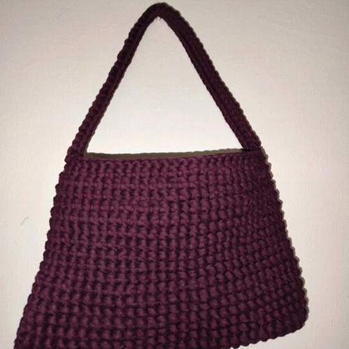 Handmade crochet shoulder bag new