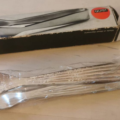 Set of 36 inox vintage utensils like new, various sizes