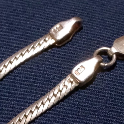 Silver 925 bracelet like new with blue eye and stones