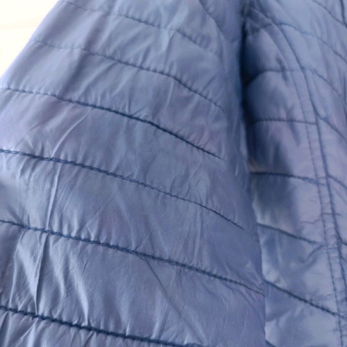 Women's double-faced spring jacket like new, blue multicolor, size S