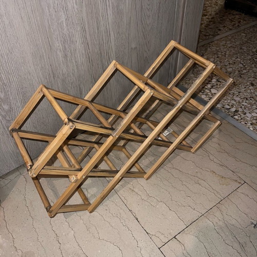 Wooden wine rack like new