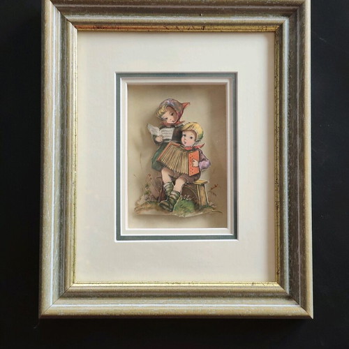 Dutch relief 3D picture used, vintage