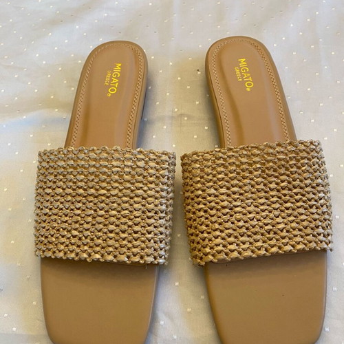 Celestino sandals with straw new, size 39, beige
